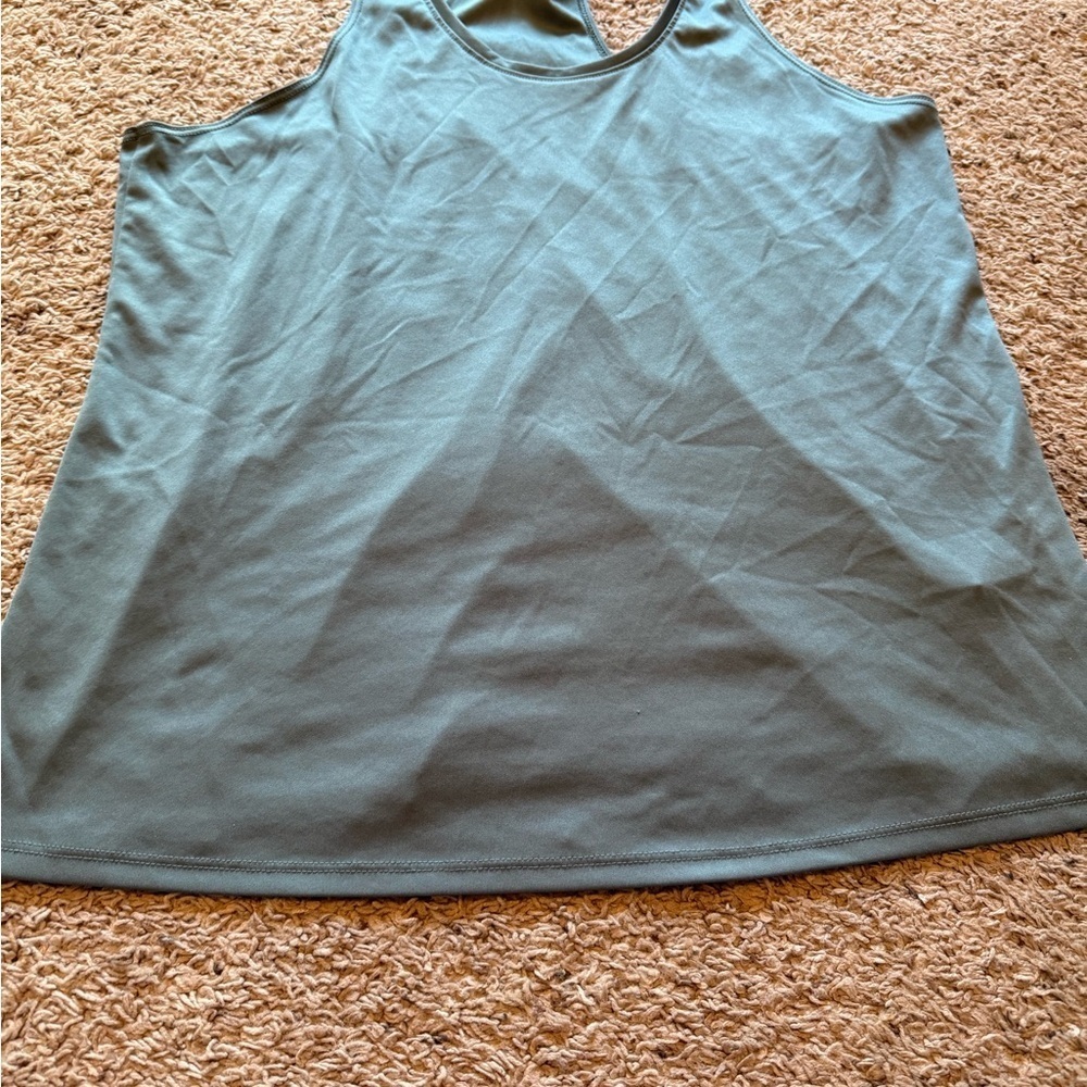 Athletic Works Women's Tank Top in Olive